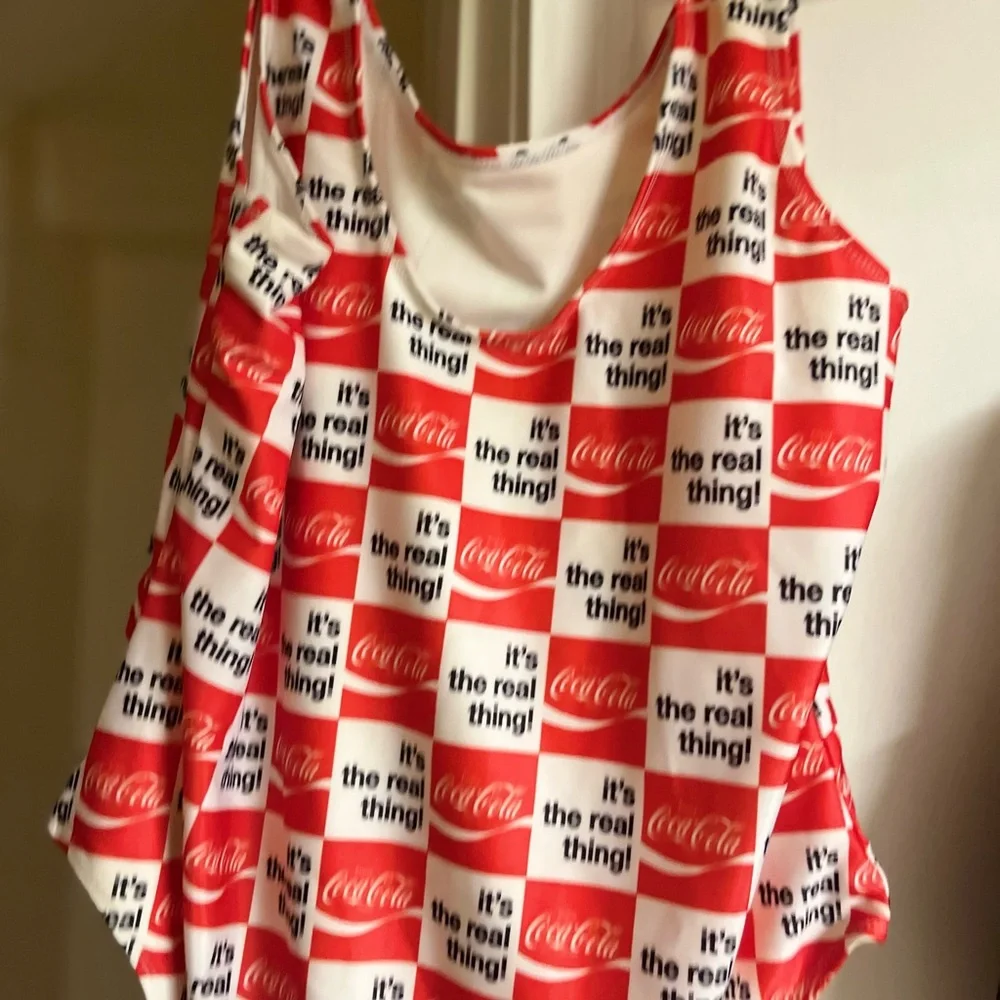 Coca-Cola Red and White Swimsuit - Picture 5 of 5